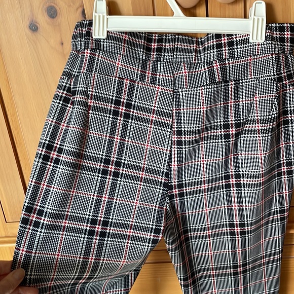 NWT Soho Apparel plaid stretchy bell bottom leggings - Picture 7 of 9